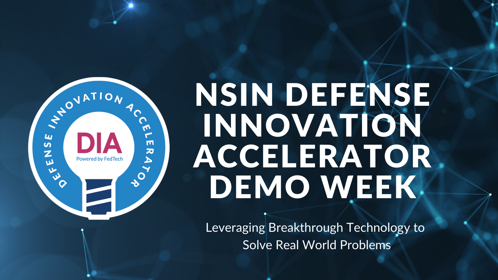 NSIN DIA Demo Week Cover image